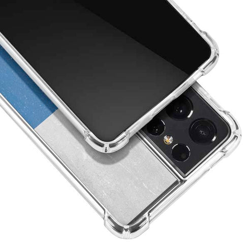 Slovakia Flag Distressed Galaxy S21 Ultra 5G Clear Case